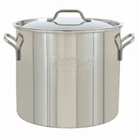 Economy Brew Kettle with Domed Lid 20 Qt Stainless Steel BY1420